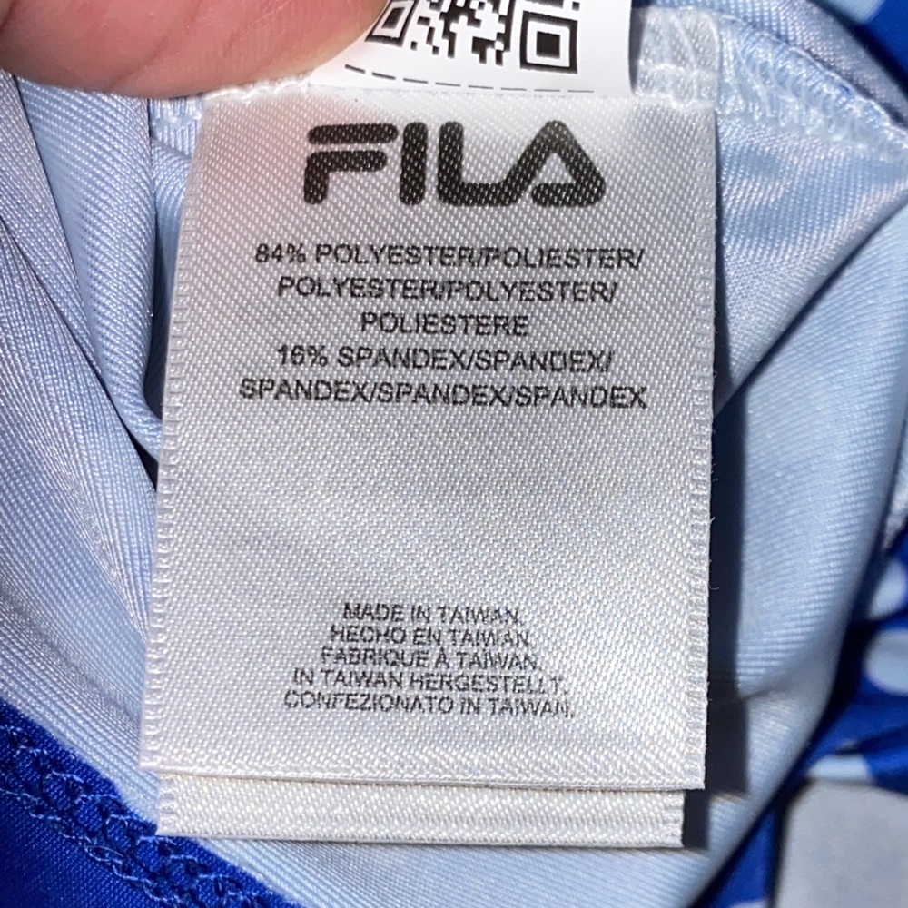 Fila Evil Eye Preppy Tank Top Atleisure Polka Dot Tennis PickleBall Size S M New - Picture 8 of 16